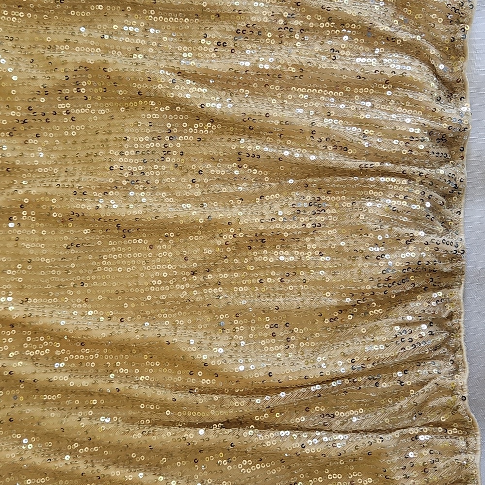 Anthropologie Flat White Long Sleeve Sequin Top Cream XLP - Picture 8 of 8